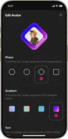 NFT avatar service character preview
