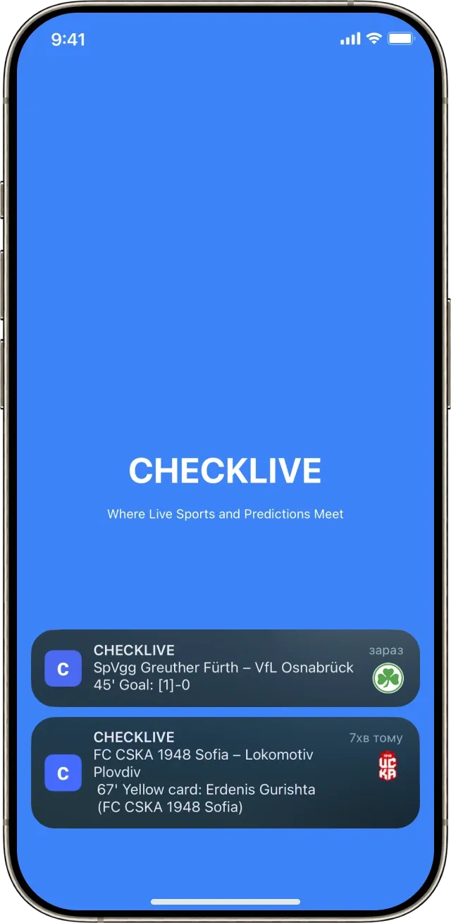 Check live mobile app timely notifications example