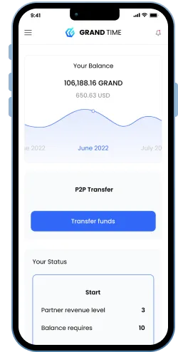 grand time mobile app preview